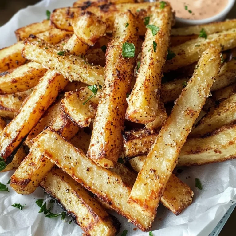 Air Fryer Kohlrabi Fries