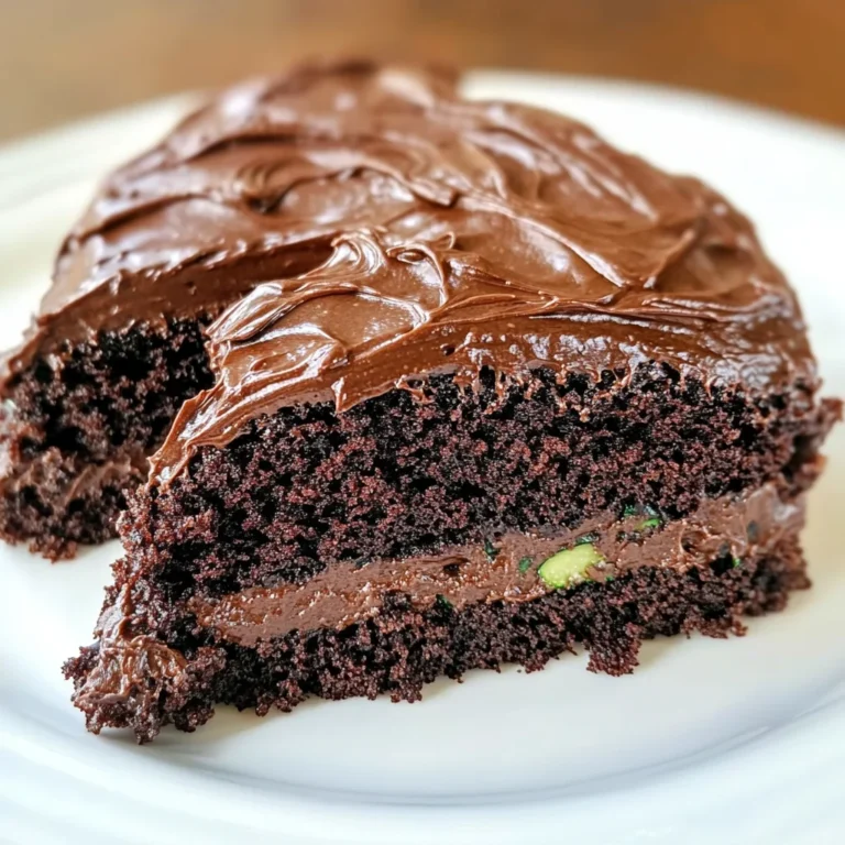 Chocolate Lover's Zucchini Cake
