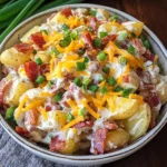 Creamy Turkey Bacon Ranch Potato Salad