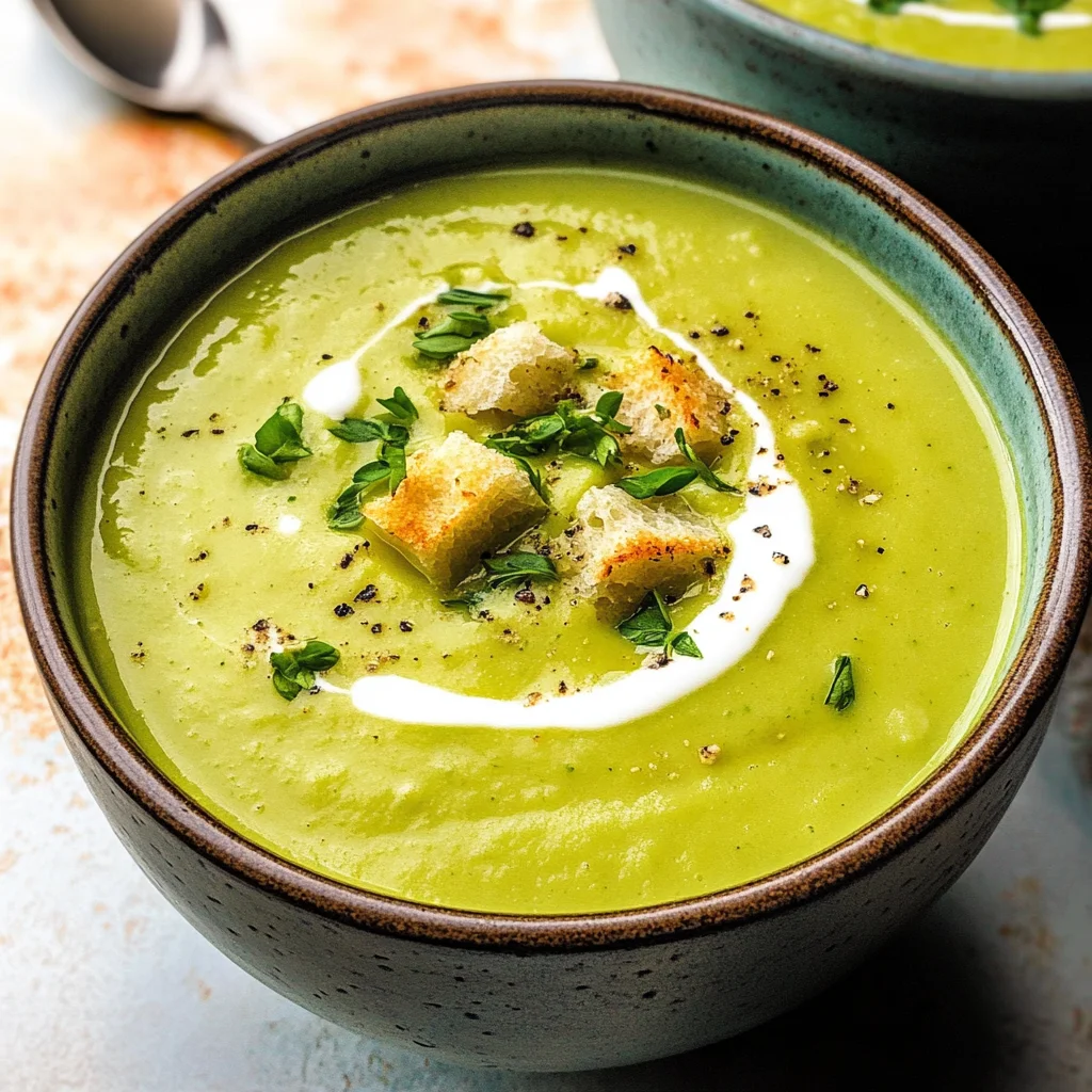 Creamy Zucchini Soup