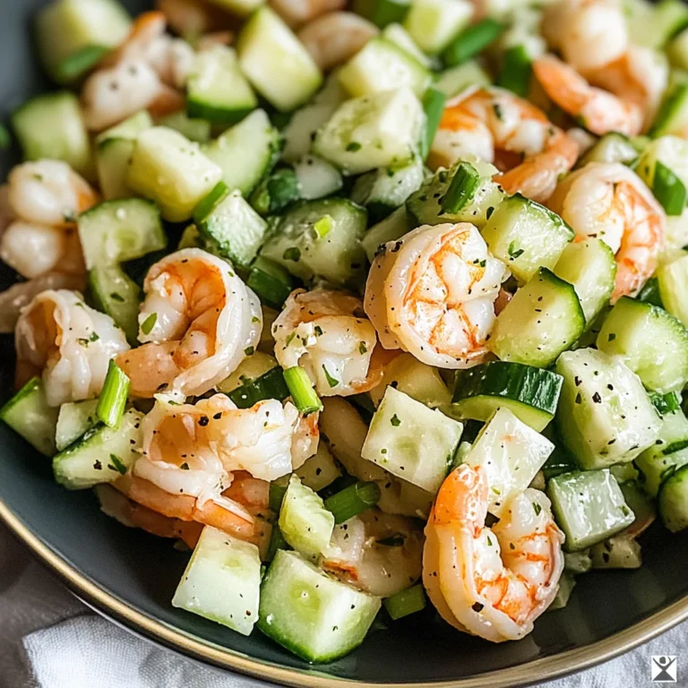 Cucumber Shrimp Salad