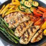 Grilled Garlic and Herb Chicken and Veggies