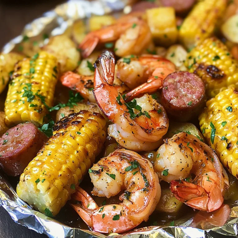 Grilled Shrimp Boil Packets