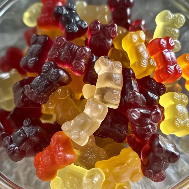 Healthy Vegan Gelatin Gummy Bears