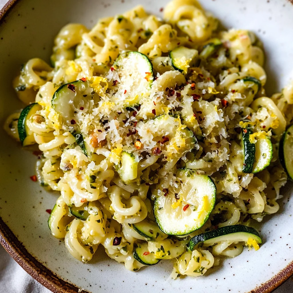 Lemon Zucchini Pasta