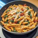 One-Pot Spinach Tomato Pasta