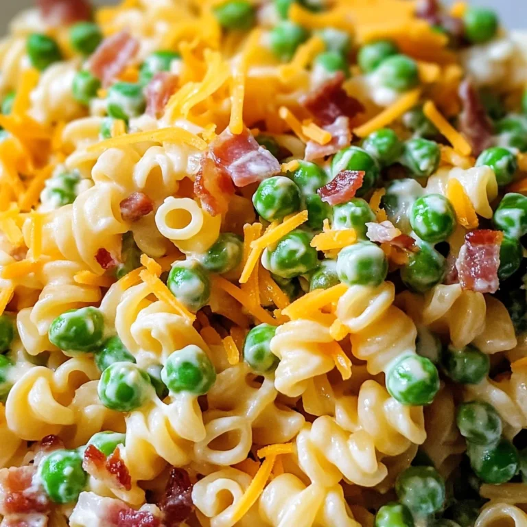 Pea Pasta Salad
