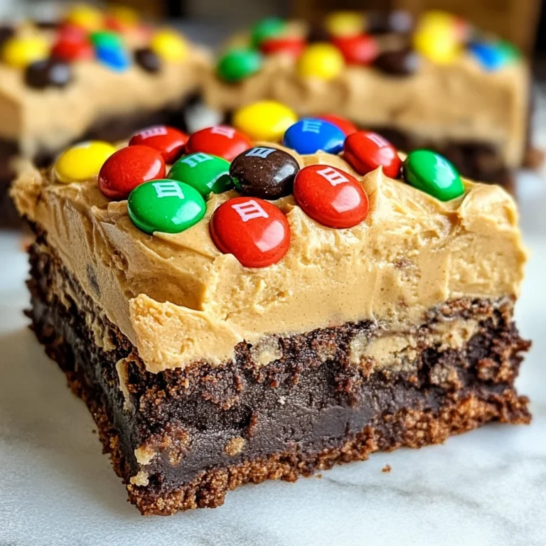 Peanut Butter Whip Brownies