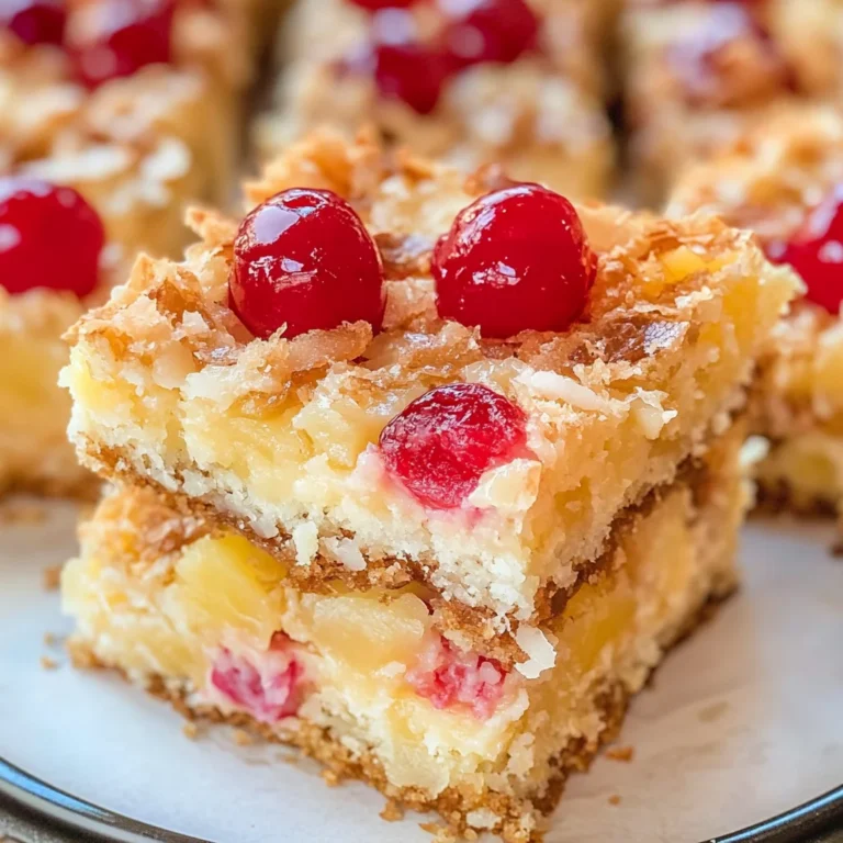 Pina Colada Seven Layer Bars