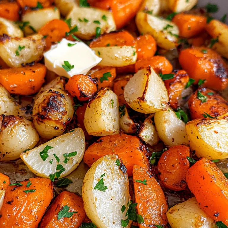 Roasted Turnips and Carrots