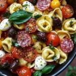 Salami-Mozzarella Tortellini Pasta Salad