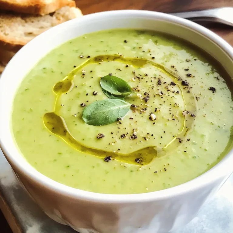 Simple Brussels Sprout Soup