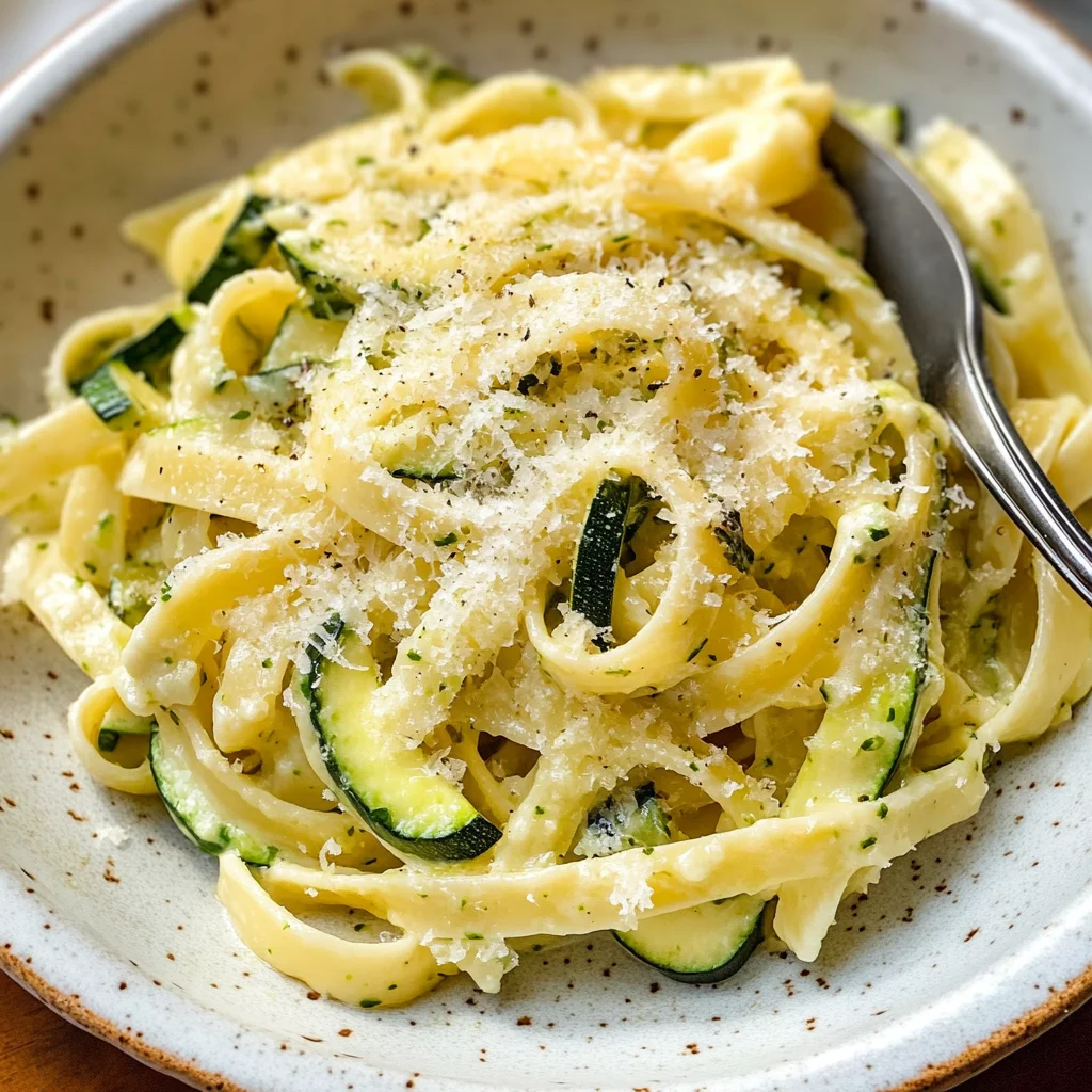 Simple Fresh Zucchini Pasta Sauce