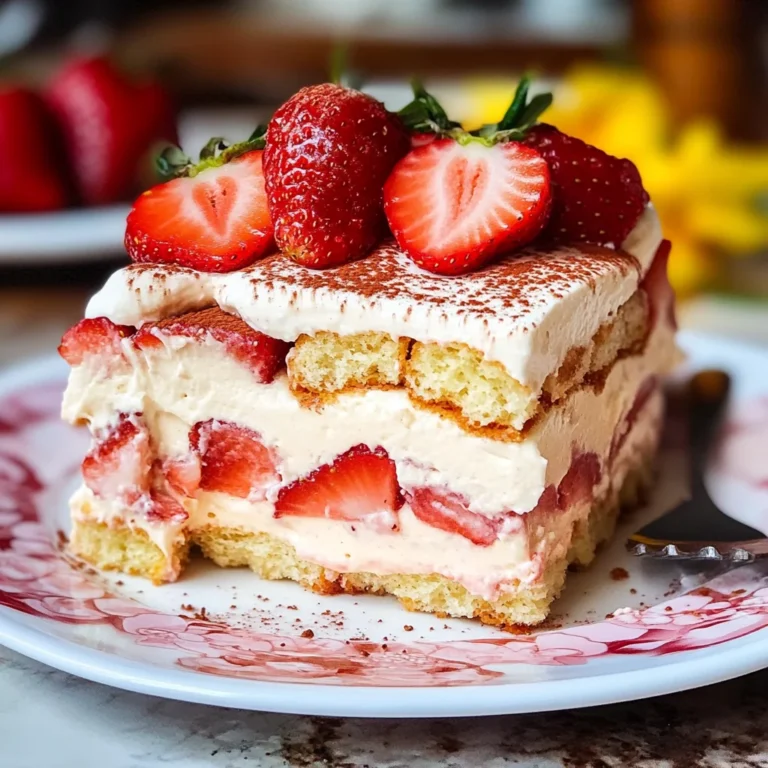 Strawberry Tiramisu