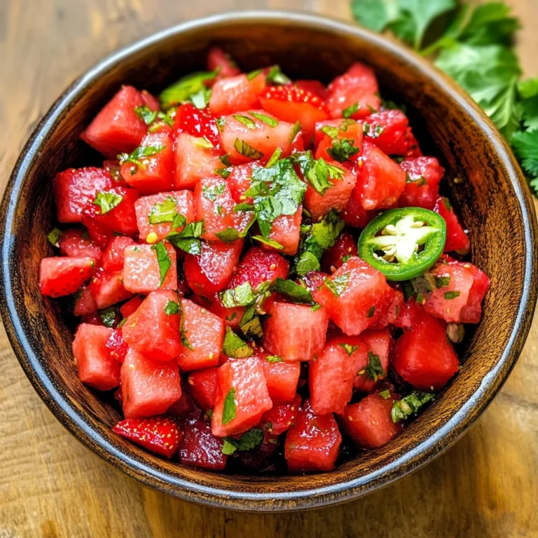 Strawberry Watermelon Salsa