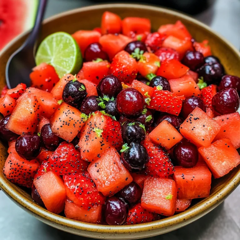 Watermelon Summer Berry Salad