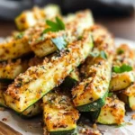 Baked Parmesan Zucchini Fries