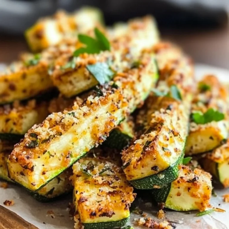 Baked Parmesan Zucchini Fries