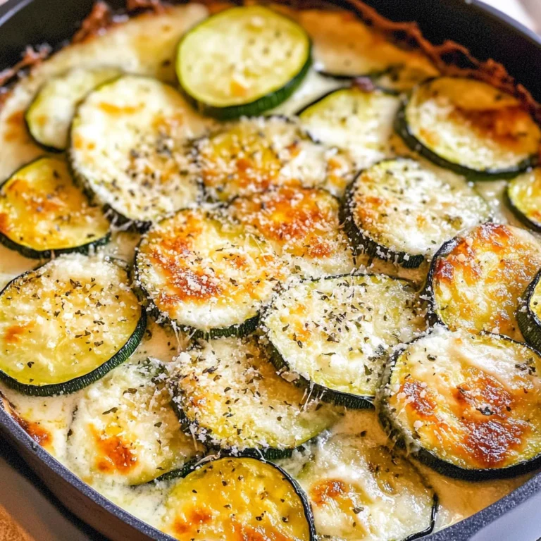 Creamy Parmesan Zucchini