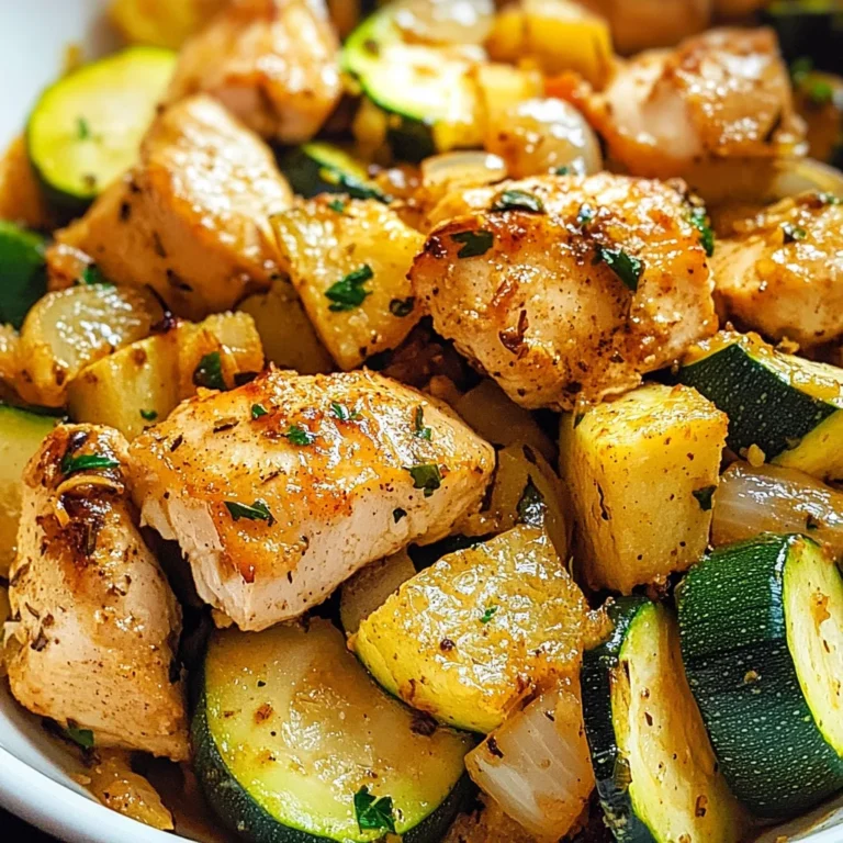 Easy Baked Chicken and Zucchini Recipe