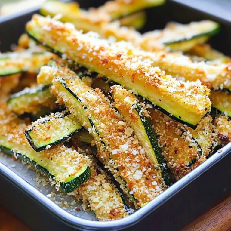Parmesan Zucchini Fries