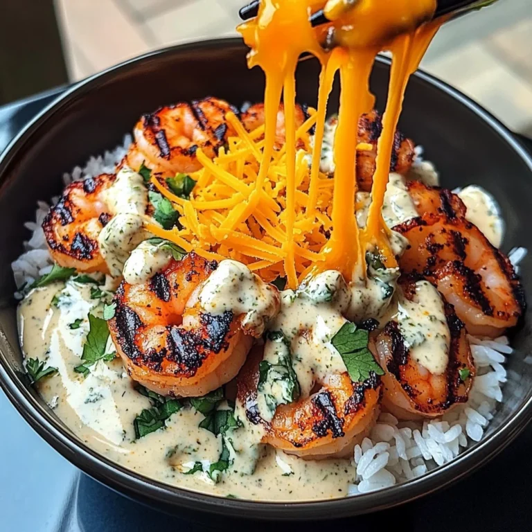 Tropical Shrimp Rice Bowl With Coconut Lime Sauce